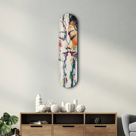 Wallity Pintura Decorativa de Vidrio Templado Two Girls